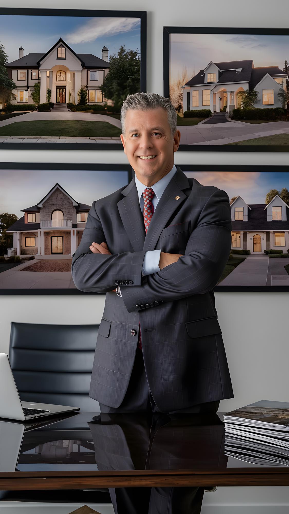 Portret agent imobiliar senior